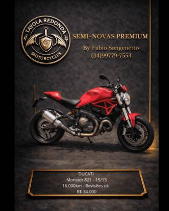 DUCATI MONSTER 821 DUCATI MONSTER 821